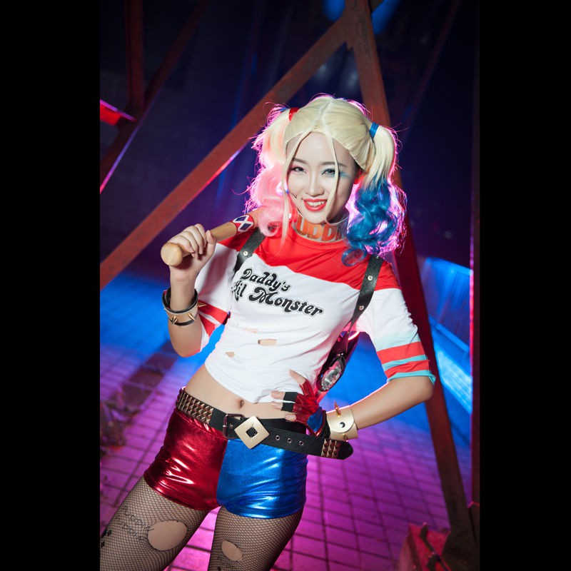 Harley Quinn Suicide Squad Shorts Costume Cosplay Movie Halloween Shopee Singapore