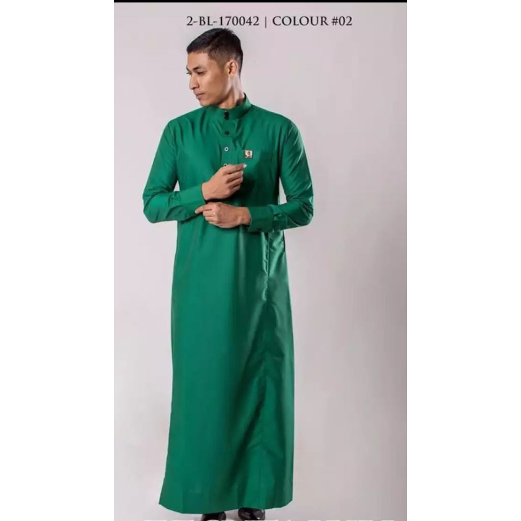 jubah slim fit
