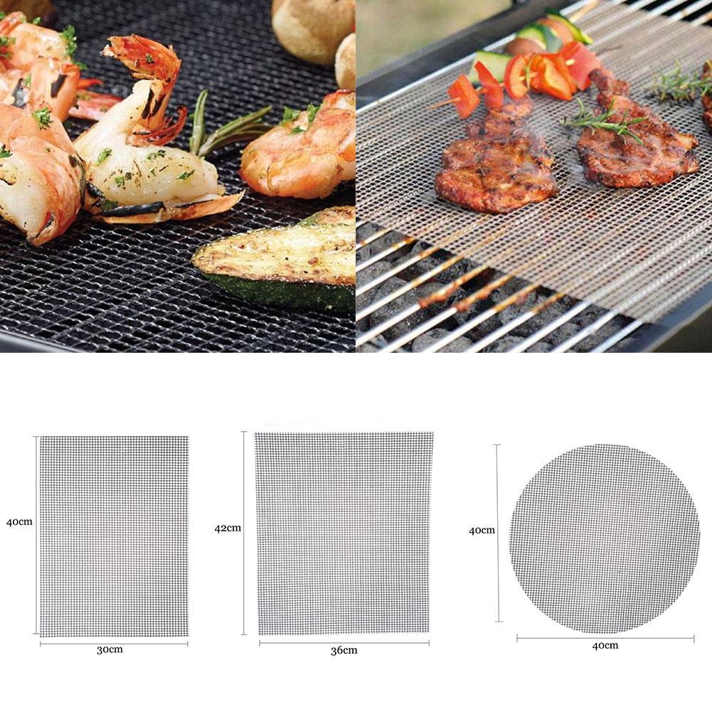 3 Sizes BBQ Mesh Barbecue Grill Stainless Steel Replacement Mat Wire