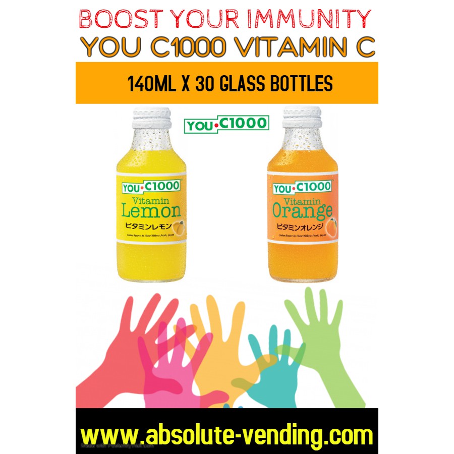 You C1000 Vitamin Lemon Orange Apple 140ml X 30 Bottle Free Delivery Within 3 Working Days Shopee Singapore