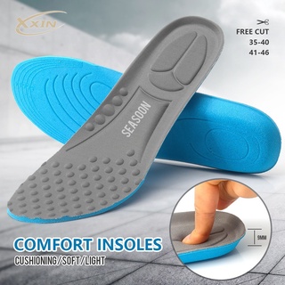 Shock Absorbing Insoles for Men, Full Length Massage Cushion Insoles Boot Replacement Inserts Shoe Pad