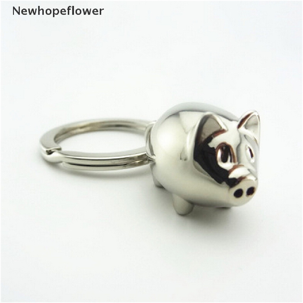 EG_ 1Pc Lovely Mini Pig Keychain Keyring Keyfob Cute Gift Ring Charm Decoration 