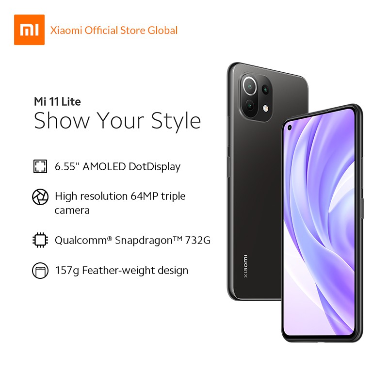 Mi 11 Lite 4G 8GB 128GB Global Version 1 Year Warranty Shopee Singapore