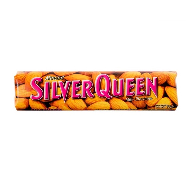 Silver Queen Chocolate Almond 28g Chocolate Almonds Chocolate Milk Silverqueen Shopee Singapore