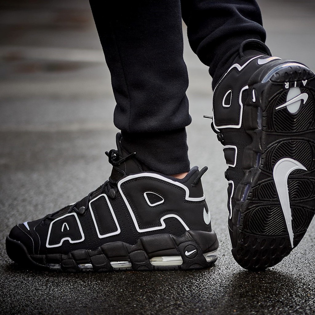 uptempo black white