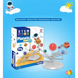 [TOYOYO] STEM DIY 3D Space Planet Solar System Kit With 9 Planets Model Science Learning Toy | Painting Activity #1