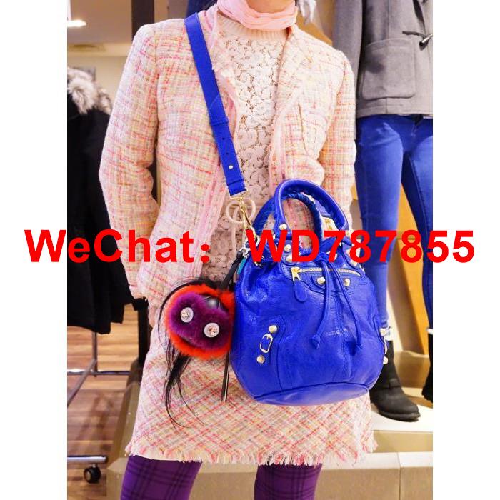 balenciaga giant pom pom bag