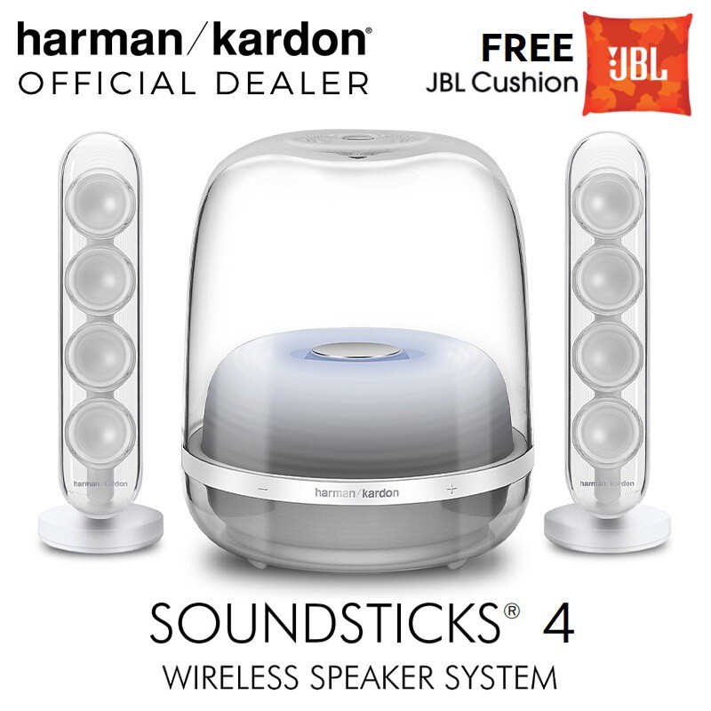 Harman Kardon SoundSticks 4 Wireless Bluetooth 2.1 Speaker System
