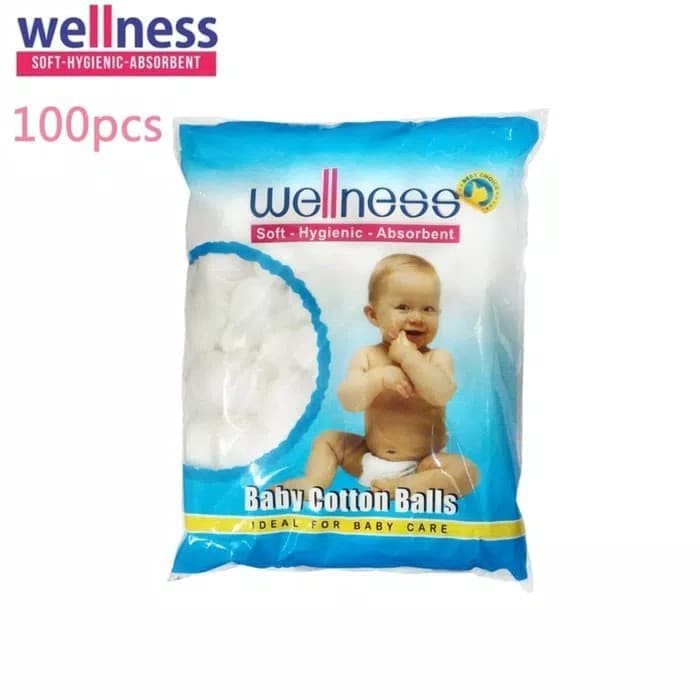Wellness Round Cotton Baby Cotton Ball Baby Cotton Balls Contents 100pcs Shopee Singapore