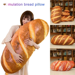 Funny 3D Simulation Bread Shape Cushion Soft Birthday Gift for Home Children