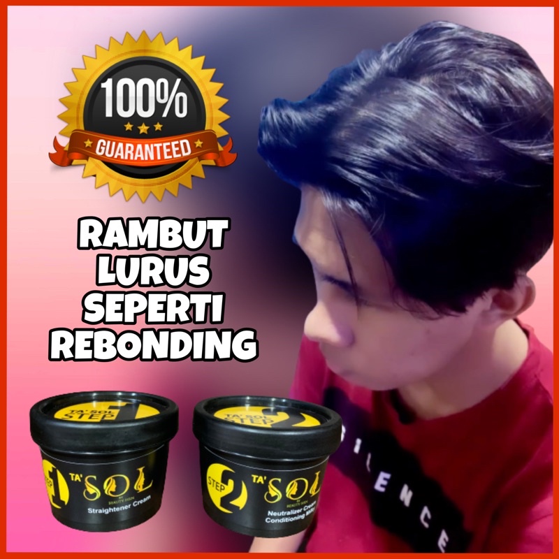 Ta'sol Rebonding Cream Medicine Straight Hair Cream Rebonding 100ml