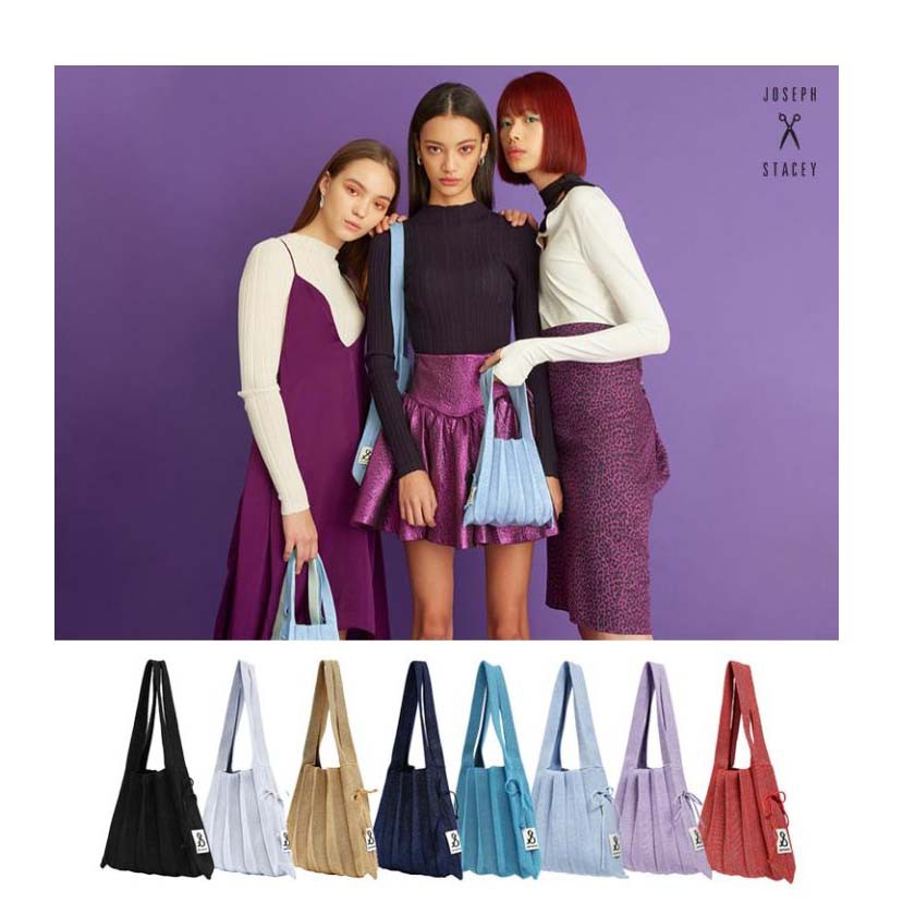 Joseph Stacey Lucky Pleats Knit Bags S Size Starry Shipping From Korea Shopee Singapore