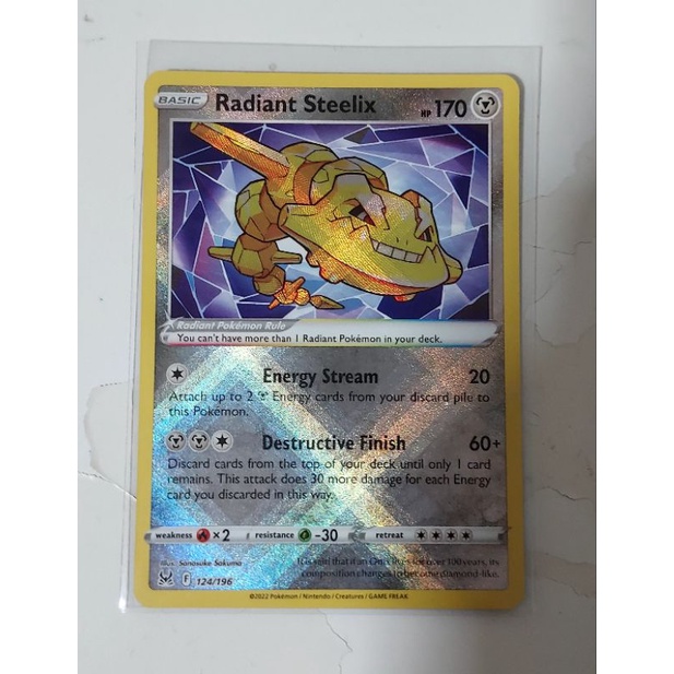 radiant steelix pokemon card Lost Origin - Gardevoir - Jamaica style setup or your main portfolio Radiant Steelix | Lost Origin