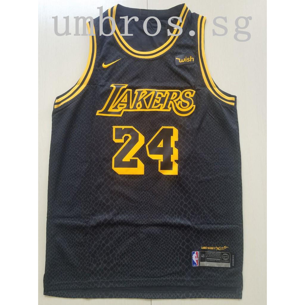 lakers black kobe jersey