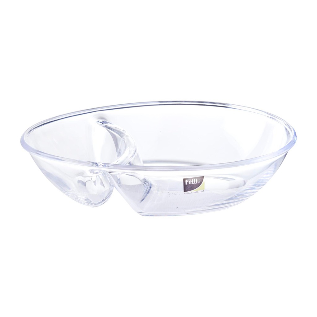 Felli Bandeau Acrylic HandHeld Divided Bowl (2 pcs) Shopee Singapore
