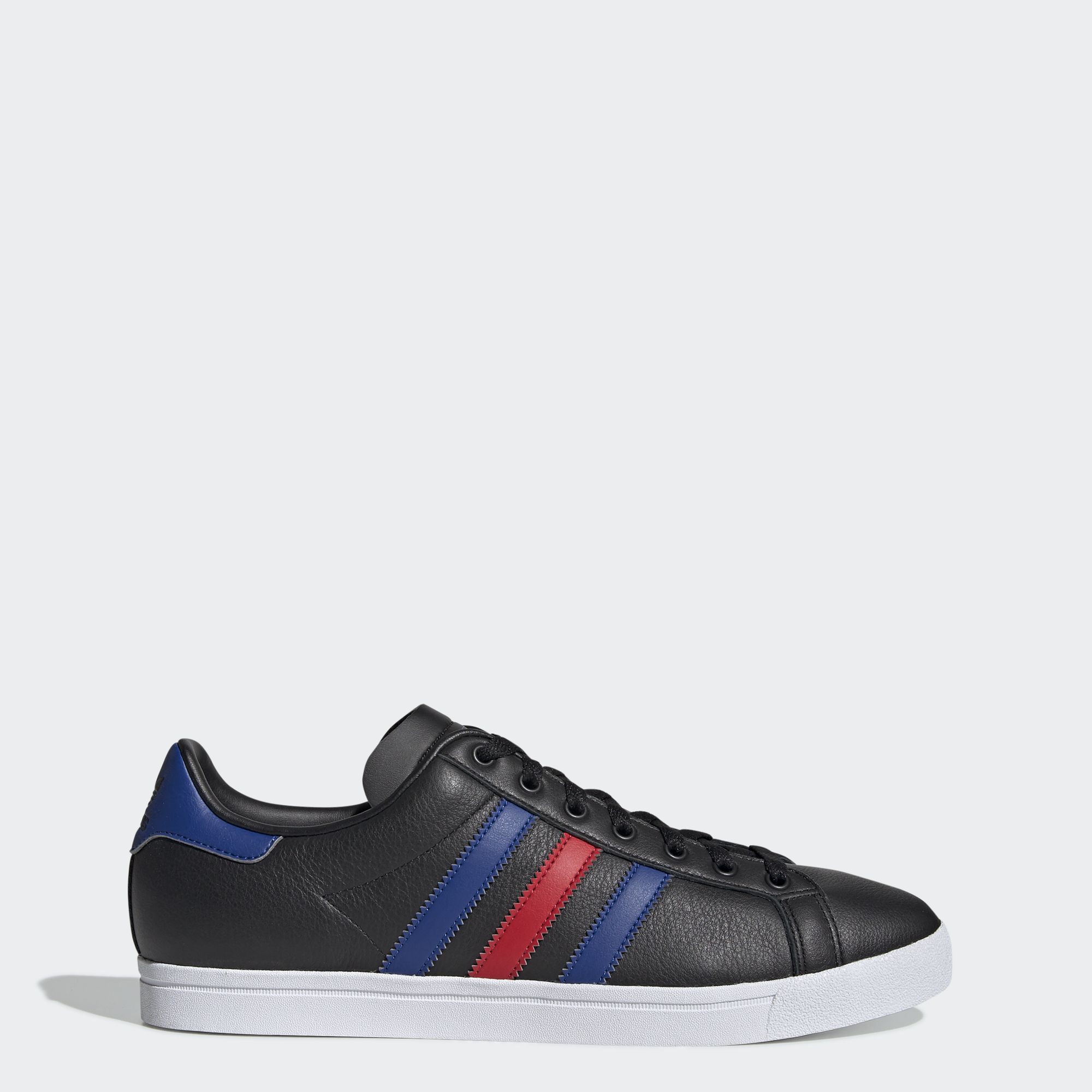 adidas black leather shoes mens