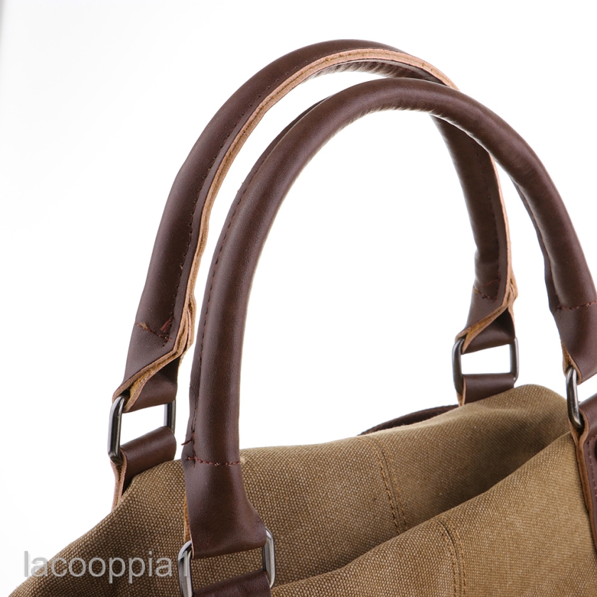 leather travel tote bag