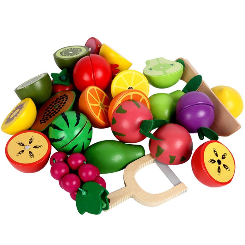 childrens wooden fruit and veg