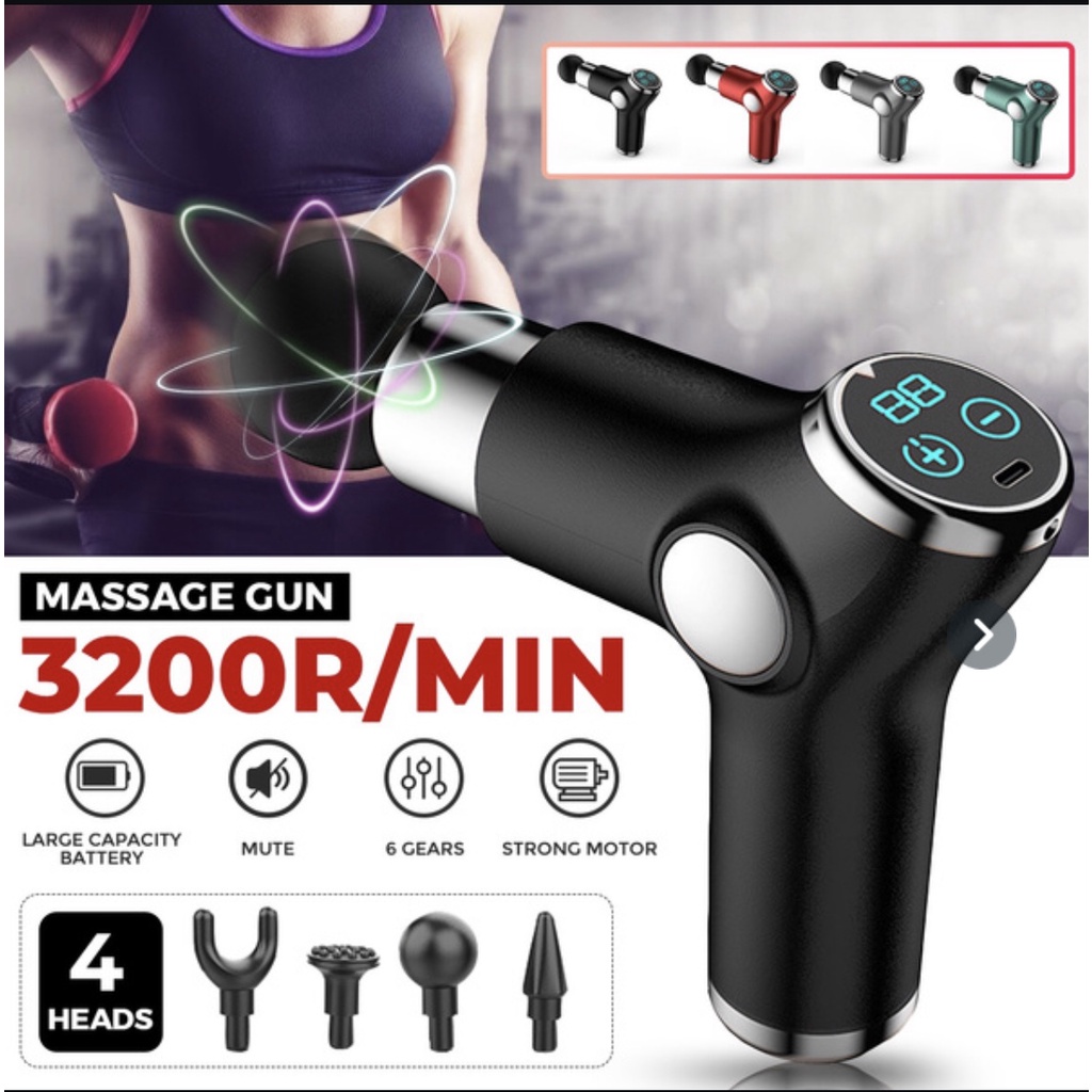 Mini Muscle Massage Gun 32 Speed Vibration Massager For Body Deep Pain