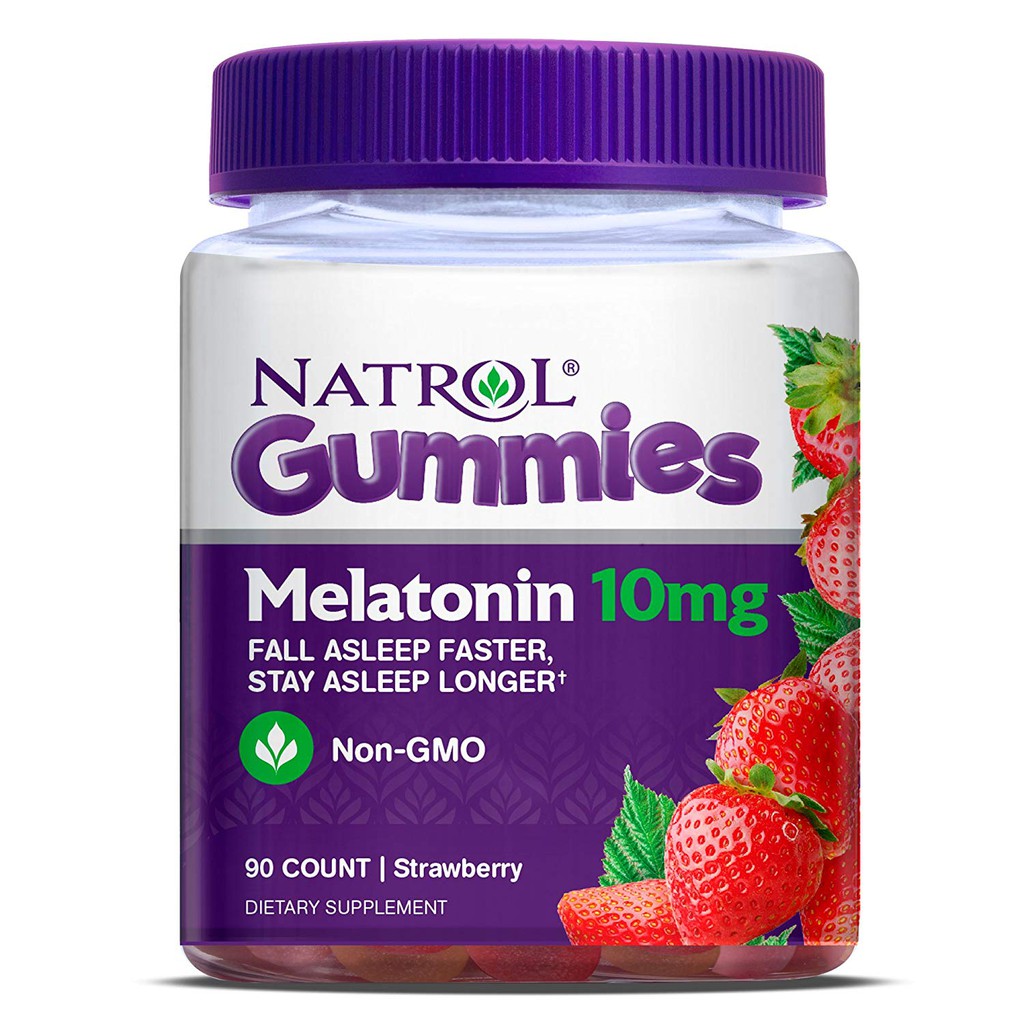 Natrol Melatonin Gummy (5mg, 180 Gummies/10mg, 90 Gummies) | Shopee ...