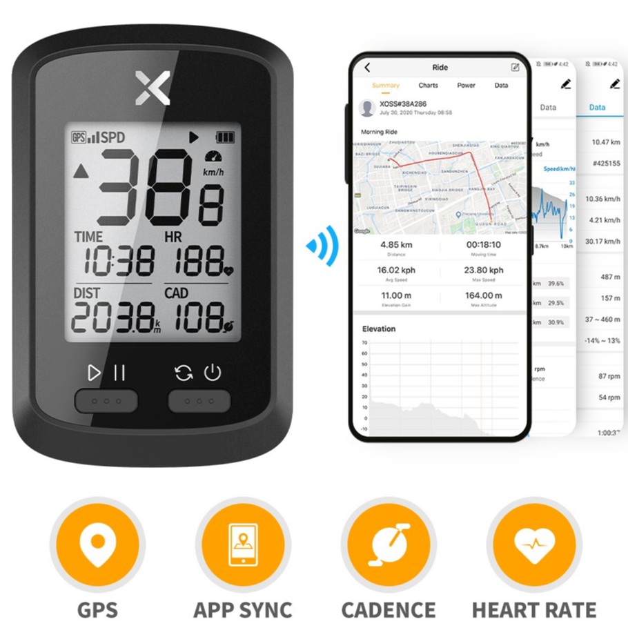 xoss cycle computer