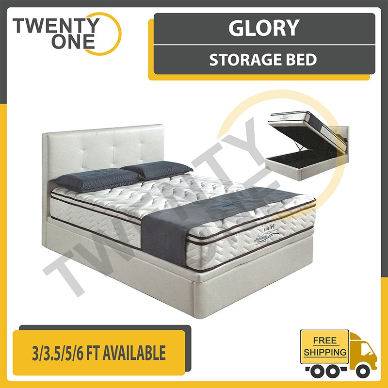 Bed Frame With Storage And, Queen Size Platform Storage Bed Frame