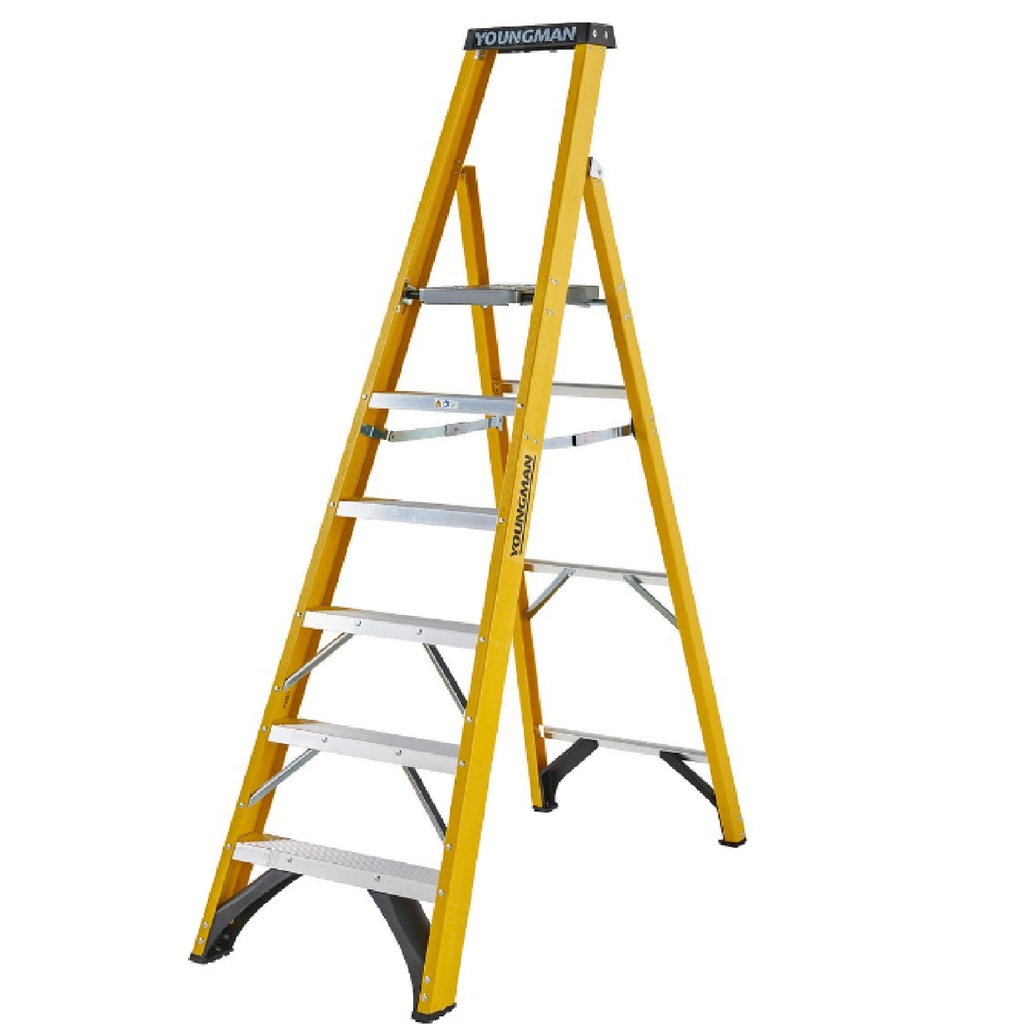 YOUNGMAN S400 Fiberglass PLATFORM Ladder Shopee Singapore