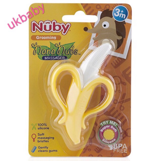 nuby nana nubs massaging toothbrush