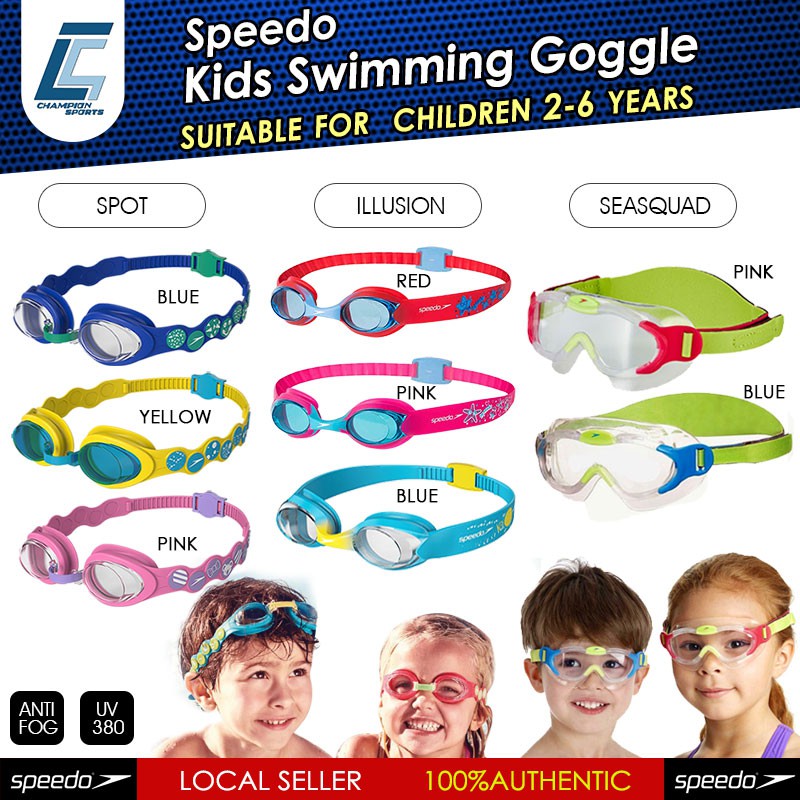 children's speedo swimming goggles