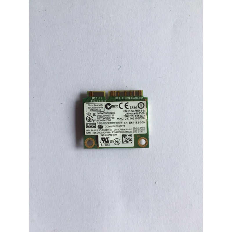 Lenovo Thinkpad T420 Laptop Wifi Card Shopee Singapore