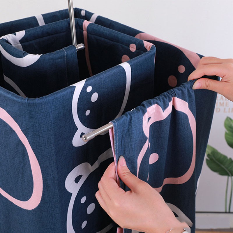 Cloth Bed Sheet Blanket Hook Closet Hanger Stainless Steel Spiral Drying Racks x3pcs Shopee