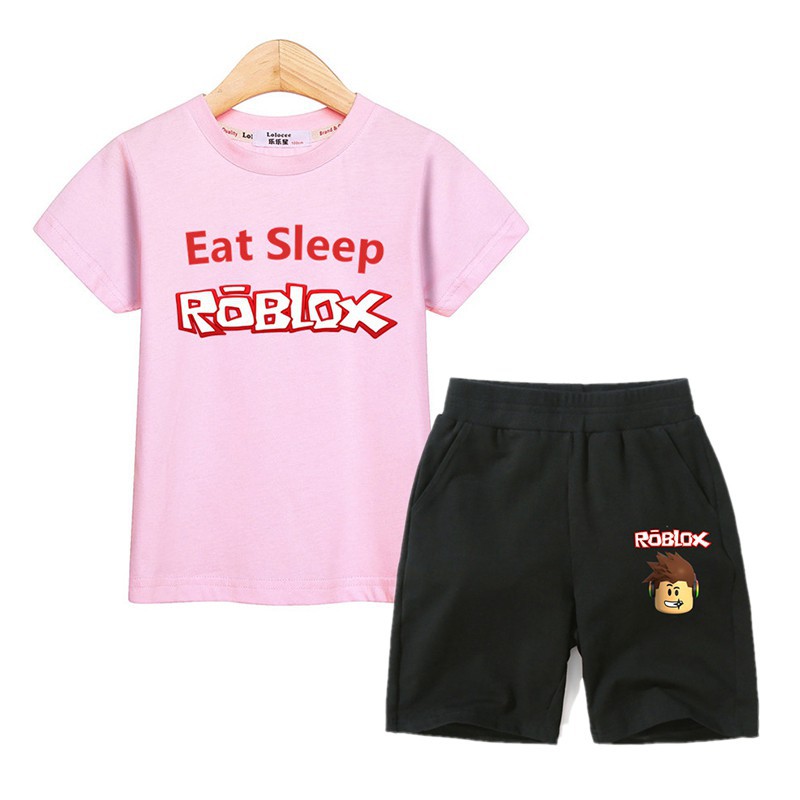 Boys Girls Costumes Kids Set Roblox Clothes 2 Piece Suit Top - rainbow suit top roblox