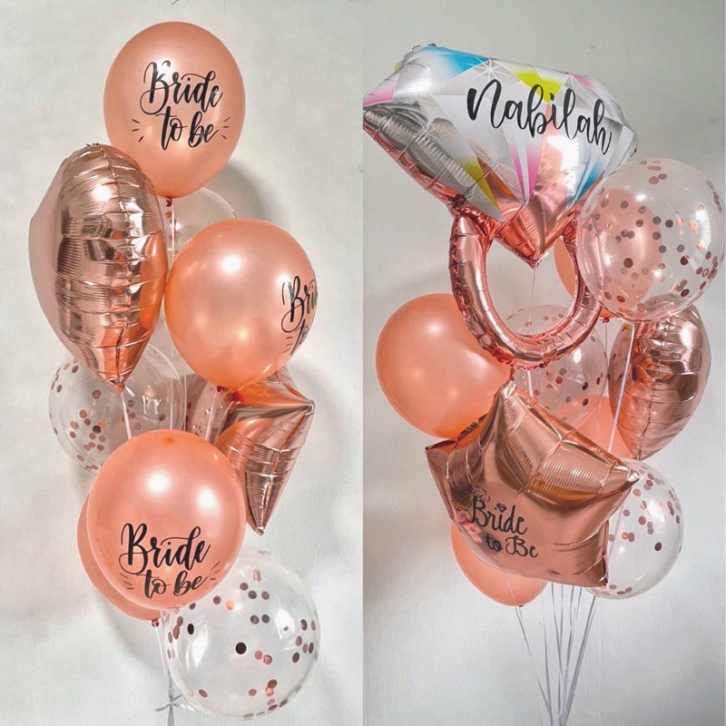 Bride Rose Heliumballong 18