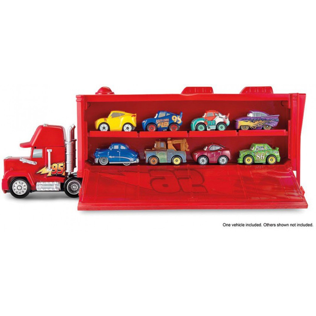 disney pixar cars mini racers mack transporter