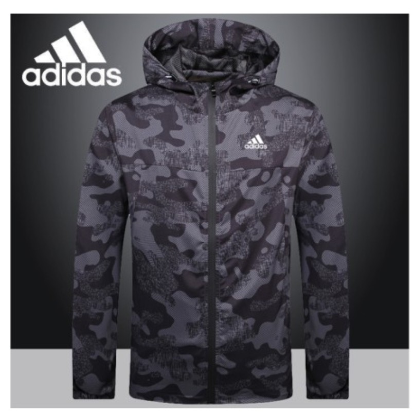 adidas black camo jacket