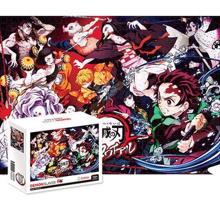 Adult paper jigsaw puzzle 1000 pieces of Demon Slayer pattern puzzle toy
