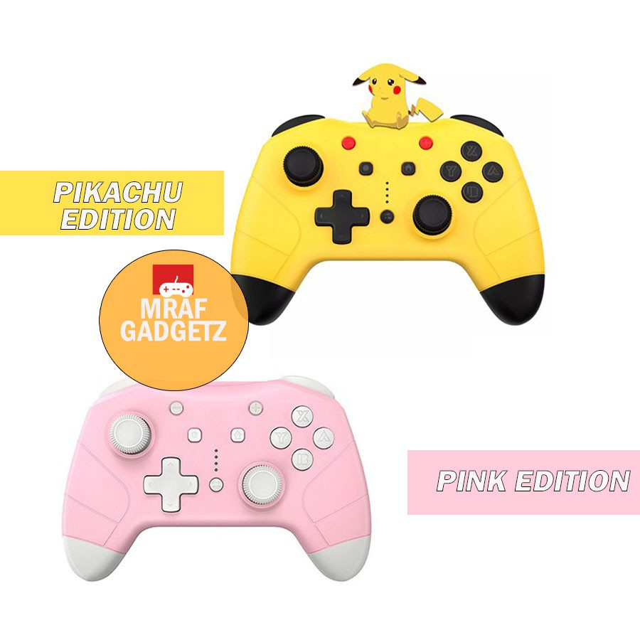 nintendo switch wireless controller pink