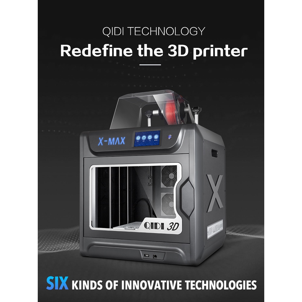 [Pre-Order] Qidi Tech XMAX 3D Printer | 1.75mm | Industrial, Commercial ...