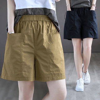 2022 Women Cotton Shorts  Pure Cotton Shorts,   Loose And Thin Pants, New Wide-Leg Summer Thin High-Waist All-Match Five-Point Casual Shorts