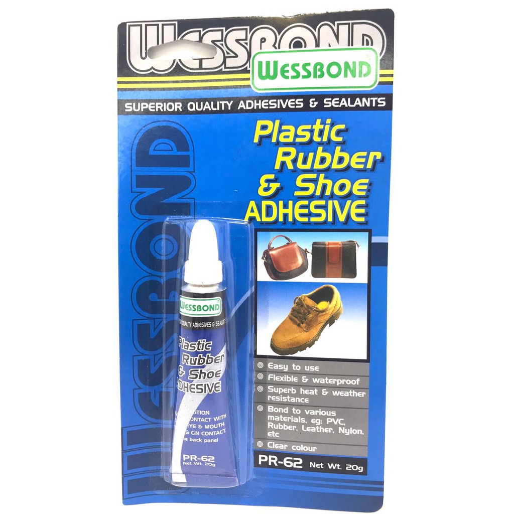 Wessbond Plastic Rubber & Shoe Adhesive 20g Shopee Singapore