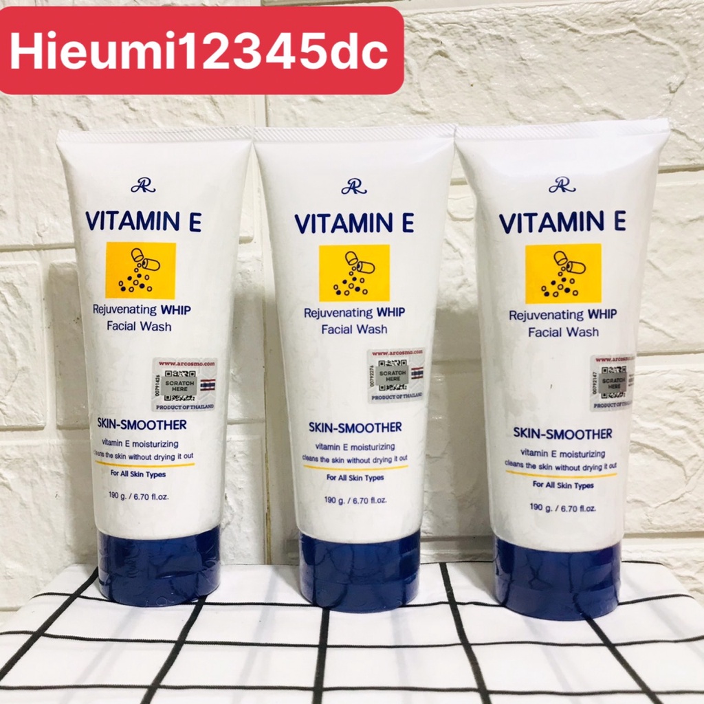 Aron vitamin E Thai Cleanser 190gr Shopee Singapore