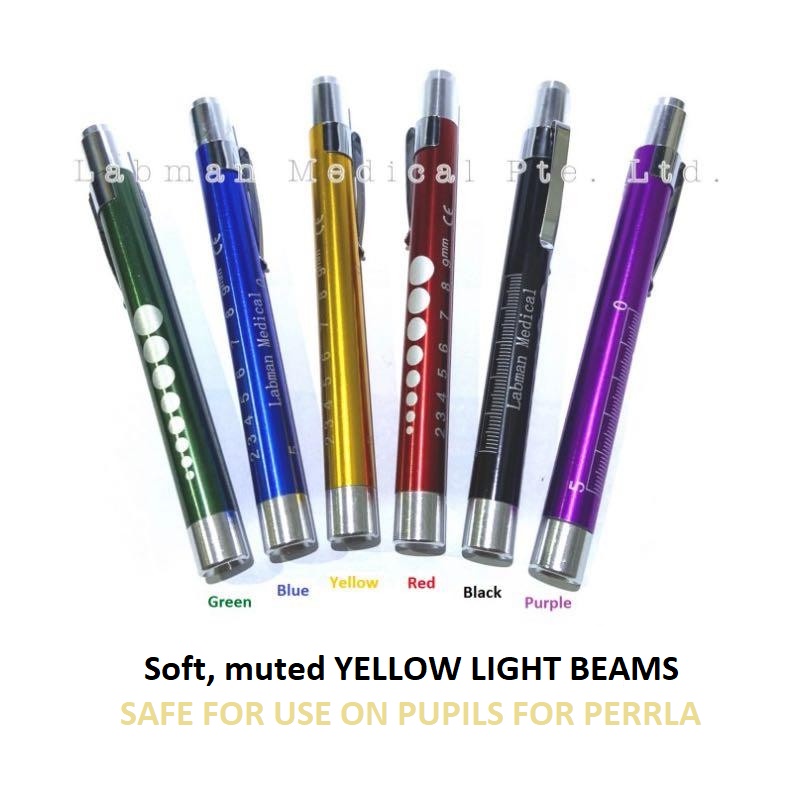Image of Medical Pentorch PERRLA-Safe Yellow light pen torch (READY STOCK, SG SUPPLIER) #6