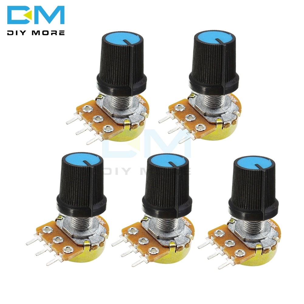 1/2/5/10PCS 20mm EC11 Rotary Encoder with Switch Audio Potentiometer handle 
