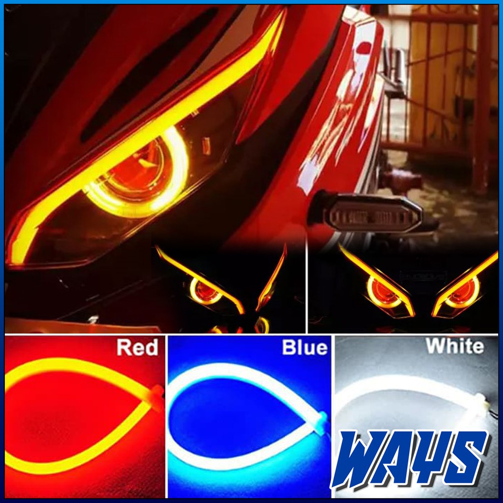 L017 Brow Lights 30cm Dusk Led Car Motorcycle Nmax Vario Cbr Cb 150r Vixion R15 R25 Gsx Ninja 250 Fi Shopee Singapore