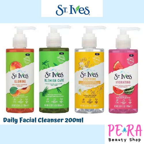 st ives soothing facial cleanser