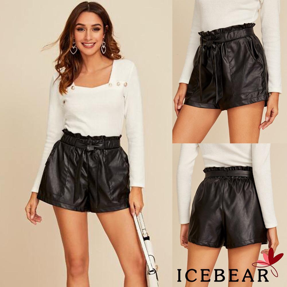 women's paperbag shorts