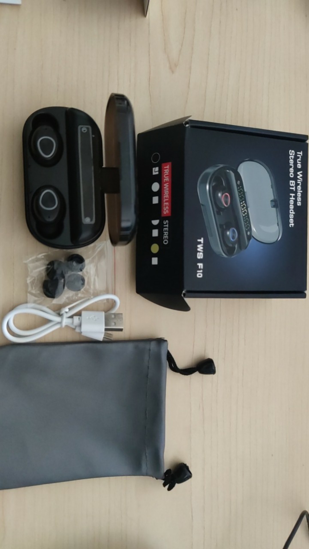 true wireless stereo bt headset f10