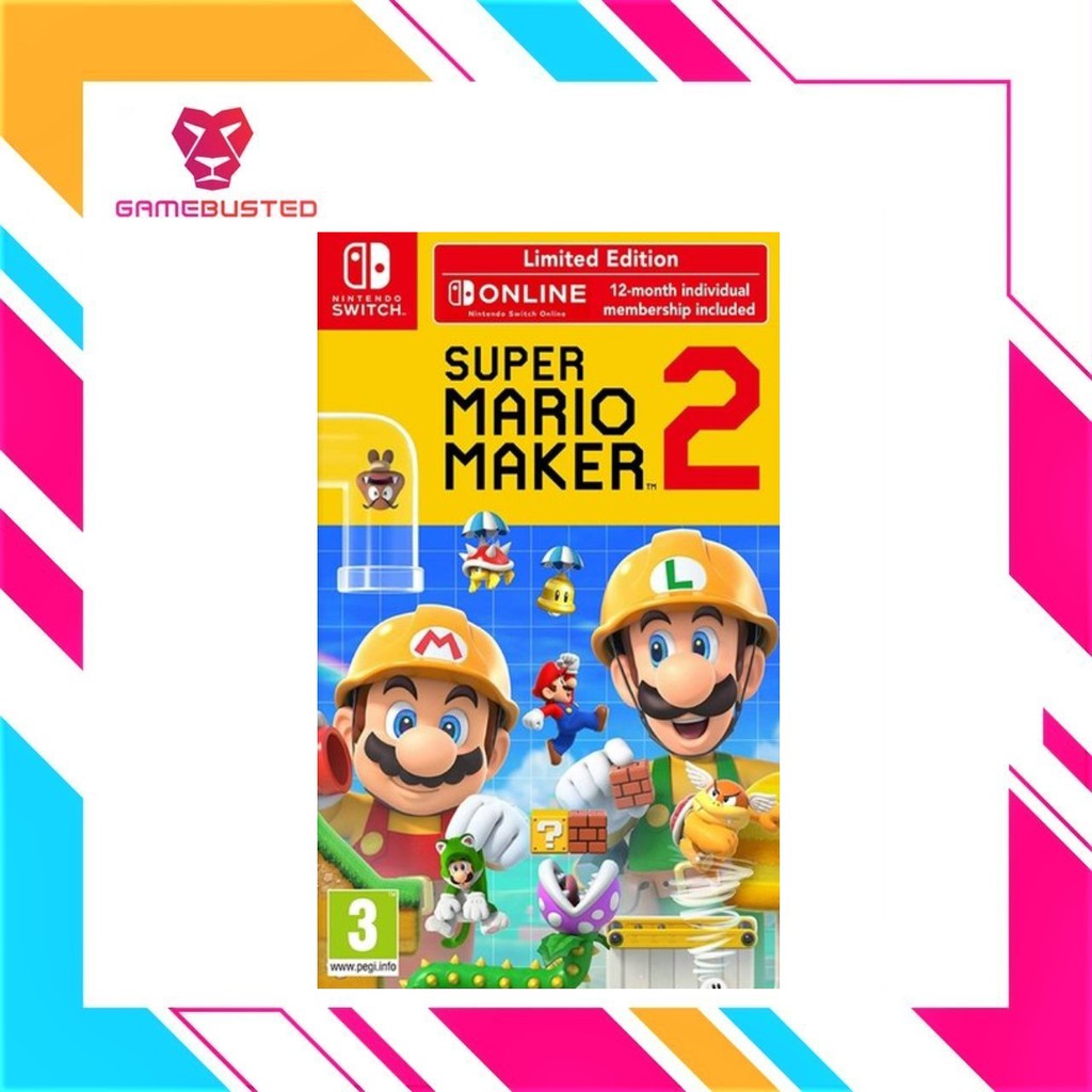 nintendo switch super mario maker 2 edition