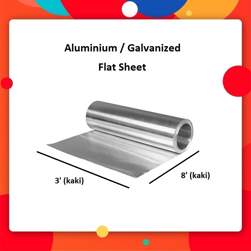 35 3FT x 8FT Galvanized Iron Metal Zinc Plain Sheet Coil / Zink Besi