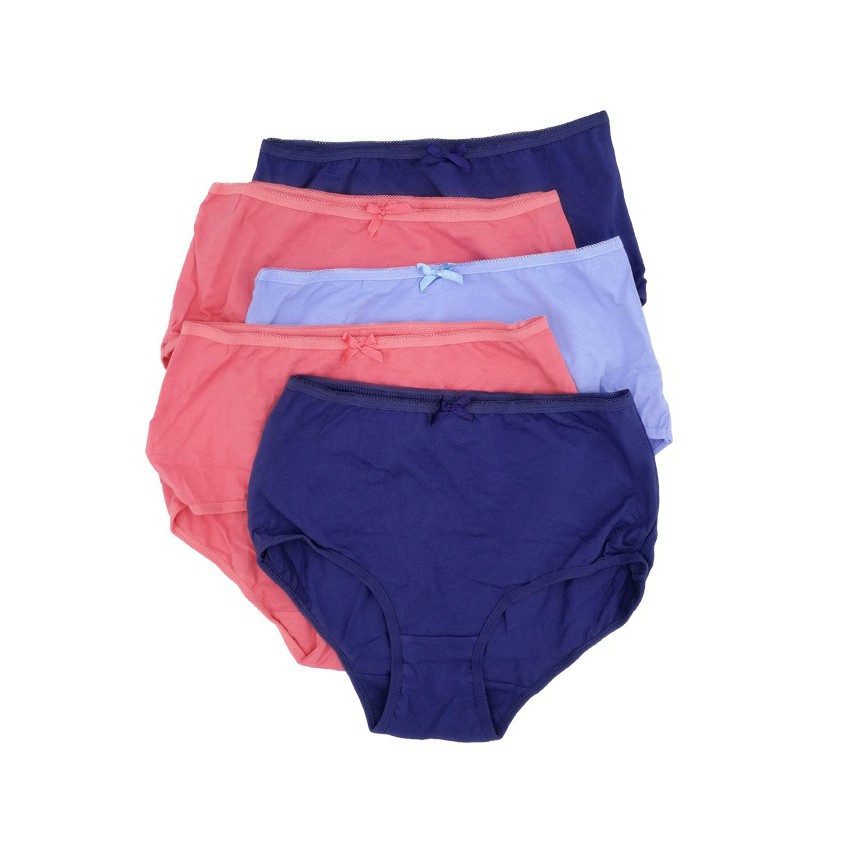 Hush Puppies 5ps Cotton Spandex Ladies Panties Maxi HLU805842 | Shopee ...